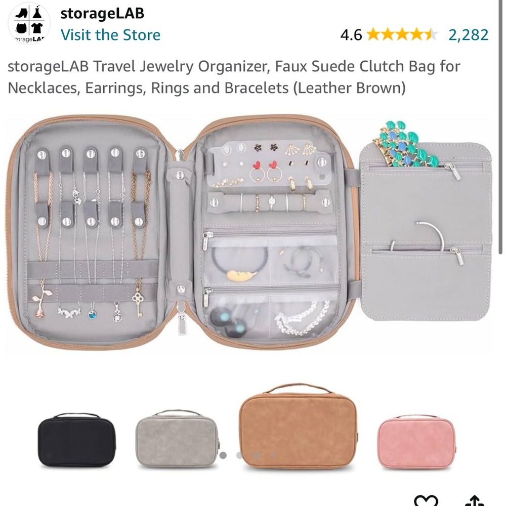Travel Jewelry organizer